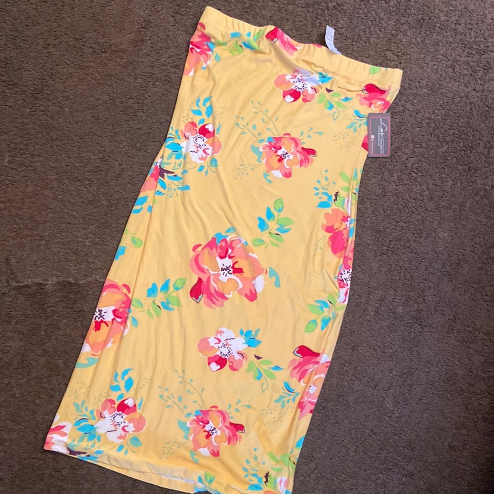 Strapless dress